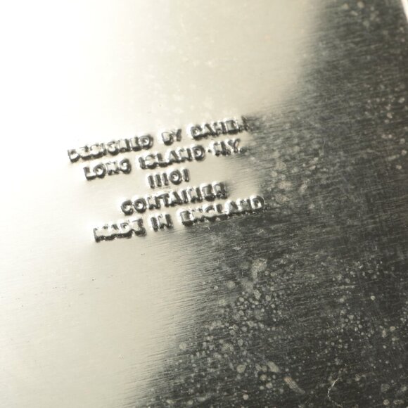 Vintage Daher Tea Tin Thomas Martin & Co China Tea Container Floral Black Gold - Picture 6 of 10